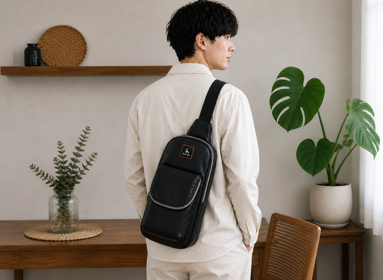 NL リウス・ステグ ボディバッグ【ノルディックブラック】（NL Ljus Steg Bodybag - Nordic Black color) NL-LS-001