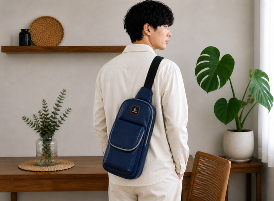 NL リウス・ステグ ボディバッグ【フィヨルドブルー】（NL Ljus Steg Bodybag - Fjord Blue color) NL-LS-003